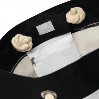 Сумка пляжная SYLT, черная, белая NTEU7-93125