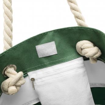 Пляжная сумка SYLT, зеленая, белая NTEU7-93127