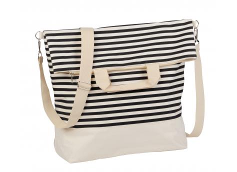 Сумка пляжная JUIST, бежевая, черная NTEU7-94742