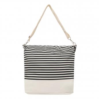 Сумка пляжная JUIST, бежевая, черная NTEU7-94742