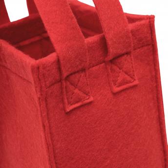 Фетровая сумка для бутылок CABERNET, красная NTEU7-165815