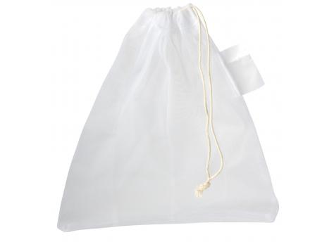 Сетчатый мешок для овощей и фруктов BLUE PLANET, белый NTEU7-165873