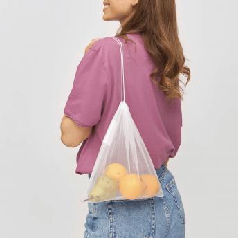 Сетчатый мешок для овощей и фруктов BLUE PLANET, белый NTEU7-165873