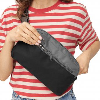 Поясная сумка CLOSE-BY, черная, темно-серая NTEU7-94756