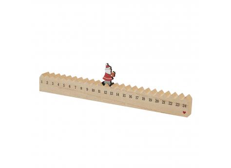 Деревянный календарь ПРАЗДНИЧНЫЙ САНТА NTEU7-622640