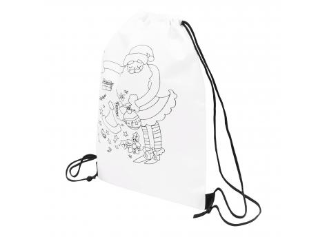 Сумка-мешок для раскрашивания COLOURFUL SANTA NTEU7-594831