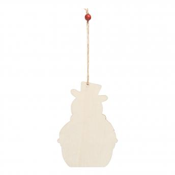 Новогоднее украшение / Подвеска на елку WOODEN SNOWI NTEU7-622428