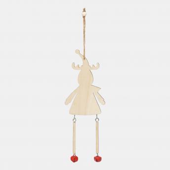 Новогоднее украшение / Подвеска на елку WOODEN SNOWI NTEU7-622429