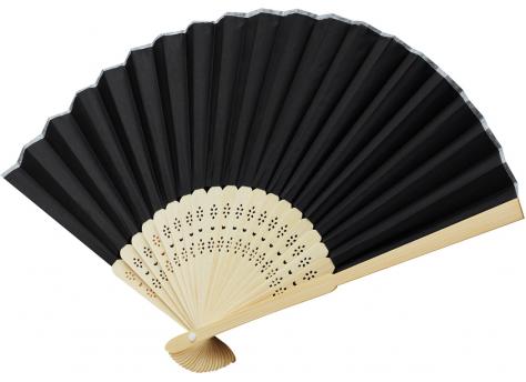 Складной веер BAMBOO COOL черный NTEU7-538020