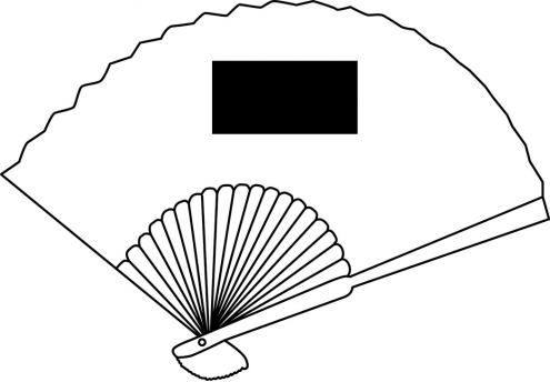 Складной веер BAMBOO COOL, белый NTEU7-538021