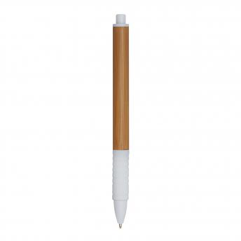 Ручка шариковая BAMBOO RUBBER, белая NTEU7-92618
