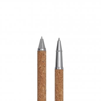 Набор для письма CORK SIGNATURE, коричневый, серебристый NTEU7-310044