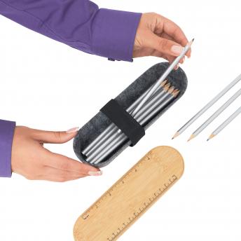 Пенал PEN STORE, коричневый, серый NTEU7-501080