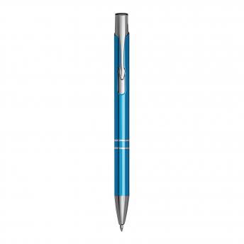 Ручка шариковая алюминиевая TUCSON, бирюзовый цвет NTEU7-165787