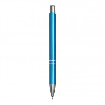Ручка шариковая алюминиевая TUCSON, бирюзовый цвет NTEU7-165787