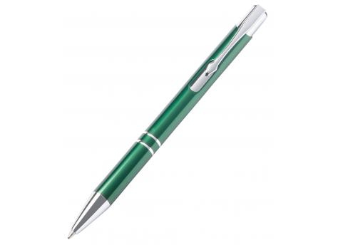 Ручка шариковая алюминиевая TUCSON, зеленая NTEU7-165788
