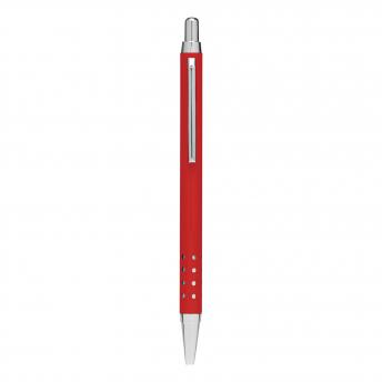 Шариковая ручка из латуни BUDAPEST, блестящая красная NTEU7-501068
