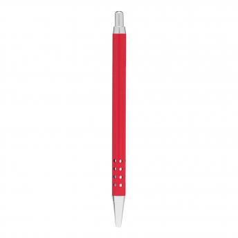 Шариковая ручка из латуни BUDAPEST, матово-красная NTEU7-501074