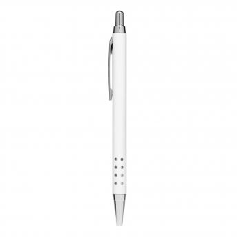Алюминиевая шариковая ручка BUKAREST, белая NTEU7-501076