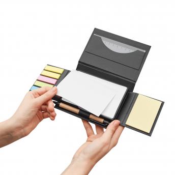 Набор для заметок POP UP с ручкой, черный NTEU7-92778