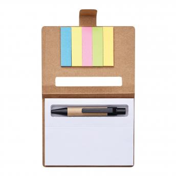 Мини-блокнот MEMO, коричневый NTEU7-93180