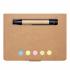 Мини-блокнот MEMO, коричневый NTEU7-93180