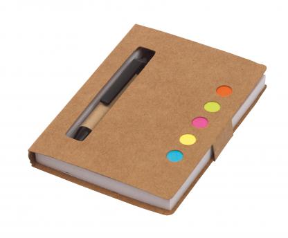 Мини-блокнот MEMO, коричневый NTEU7-93180