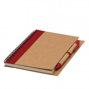 Блокнот RECYCLE, красная NTEU7-93183