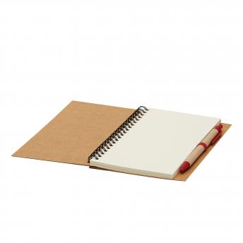 Блокнот RECYCLE, красная NTEU7-93183