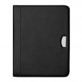 Папка А4 NOBLESSE с блокнотом, черная NTEU7-93146