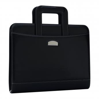 Папка А4 NOBLESSE на молнии, черный NTEU7-94857