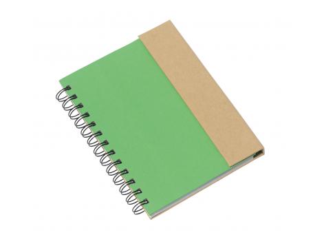 Блокнот MAGNY, зеленый NTEU7-93190