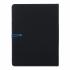Папка А4 SESSION, черная, синяя NTEU7-93755
