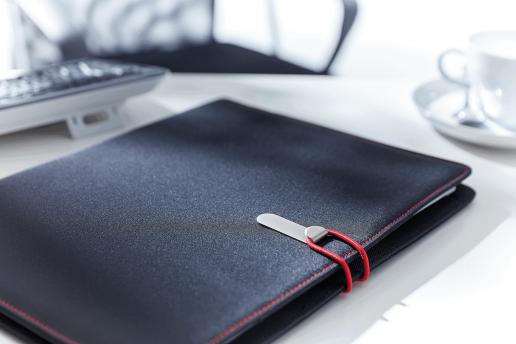 Папка А4 SESSION, черная, красная NTEU7-93757