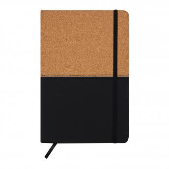 Блокнот CORKY, размер DIN A5, черный, коричневый NTEU7-95369
