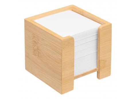 Блокнот-кубик NEVER FORGET BAMBOO, коричневый NTEU7-501140