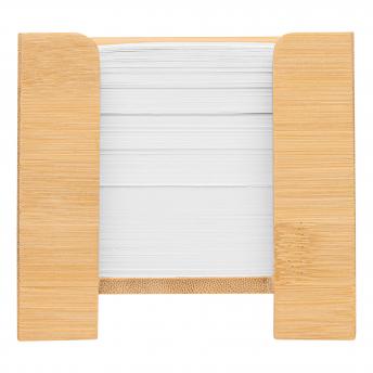 Блокнот-кубик NEVER FORGET BAMBOO, коричневый NTEU7-501140