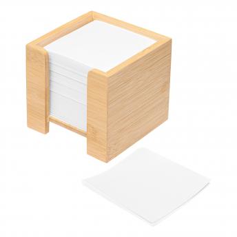 Блокнот-кубик NEVER FORGET BAMBOO, коричневый NTEU7-501140
