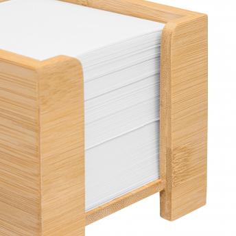 Блокнот-кубик NEVER FORGET BAMBOO, коричневый NTEU7-501140