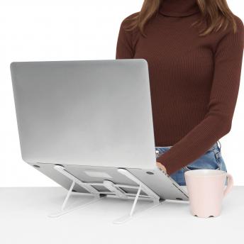 Наклонная подставка для ноутбука / планшета, серый, белый NTEU7-310050