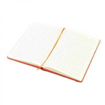 Блокнот A5 Monte в твёрдом переплёте, оранжевый
