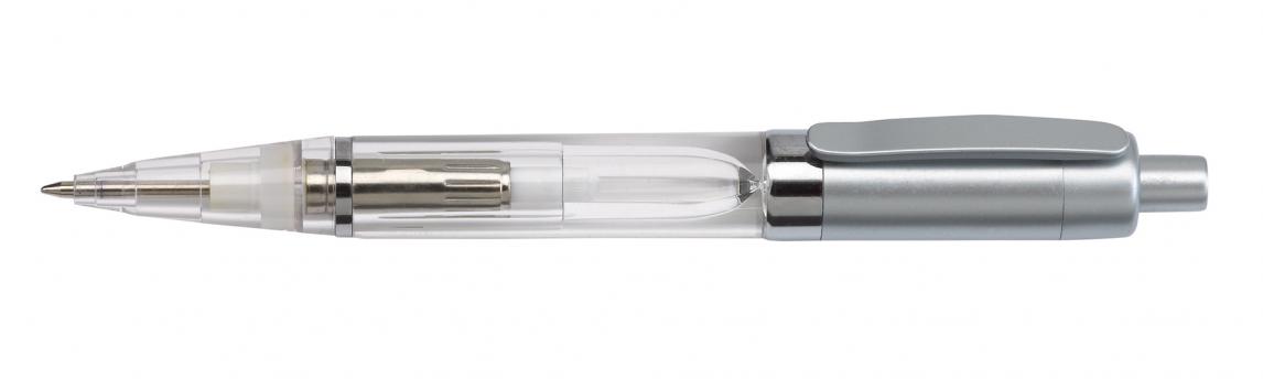 Ручка шариковая LUXOGRAPH LIGHT, красная, серебристая NTEU7-92784