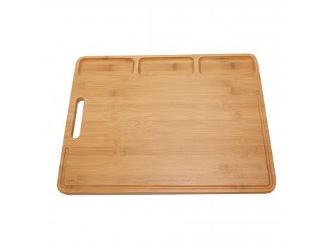 Большая разделочная доска БАМБУКОВАЯ СЕРВИРОВОЧНАЯ NTEU7-622671