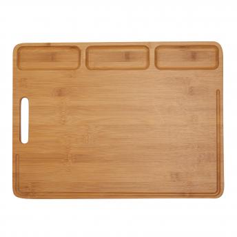 Большая разделочная доска БАМБУКОВАЯ СЕРВИРОВОЧНАЯ NTEU7-622671