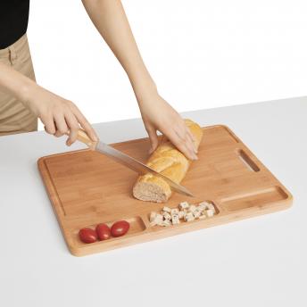 Большая разделочная доска БАМБУКОВАЯ СЕРВИРОВОЧНАЯ NTEU7-622671