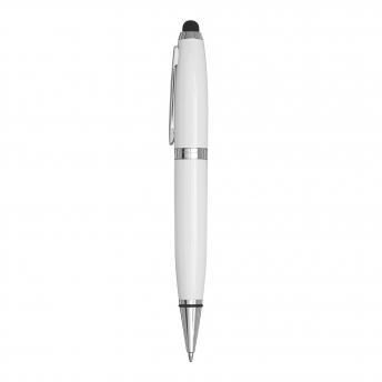 Ручка TOUCH DOWN из нержавеющей стали, белая NTEU7-95020