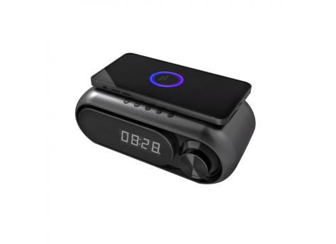 Часы Radon с беспроводной зарядкой 5 в 1, Чёрный