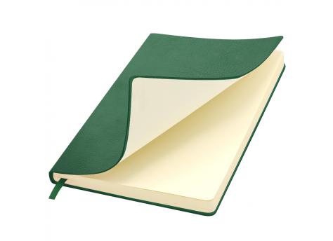 Ежедневник A5 недатированный Franco в мягком переплёте, бутылочно-зеленый