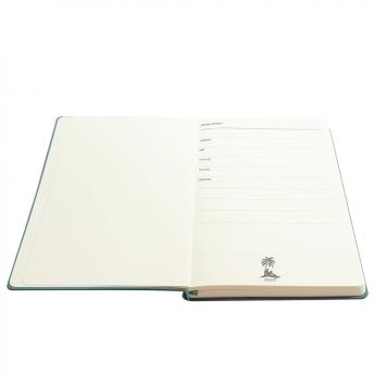 Ежедневник A5 недатированный Franco в мягком переплёте, бутылочно-зеленый