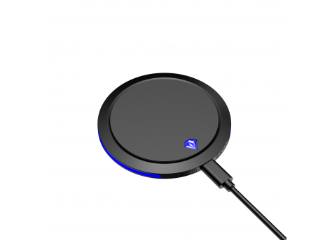 Беспроводное зарядное устройство Pebble 15W, черный